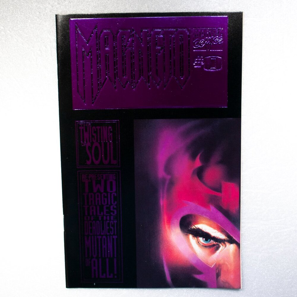 Magneto Comic Book 0 Marvel 1993 The Twisting of a Soul 90s Purple Foil 1990s